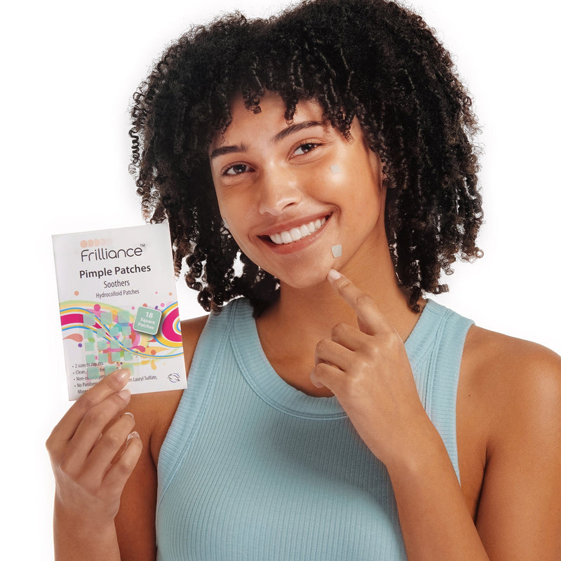 Fiona Frills Skin Care Soothers Pimple Patches | 18 Sage Green Squares Frilliance